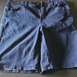 Universal Standard Dark Blue Jean Shorts
